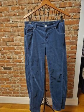 Women's Blue Corduroy Jeans